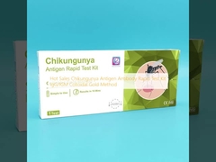 Kit de test rapide des anticorps antigéniques Chikungunya IgG/IgM Méthode à l'or colloïdal